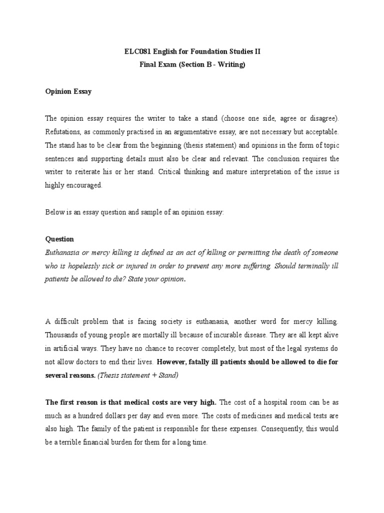 Euthanasia disagree essay euthanasia debate pdf